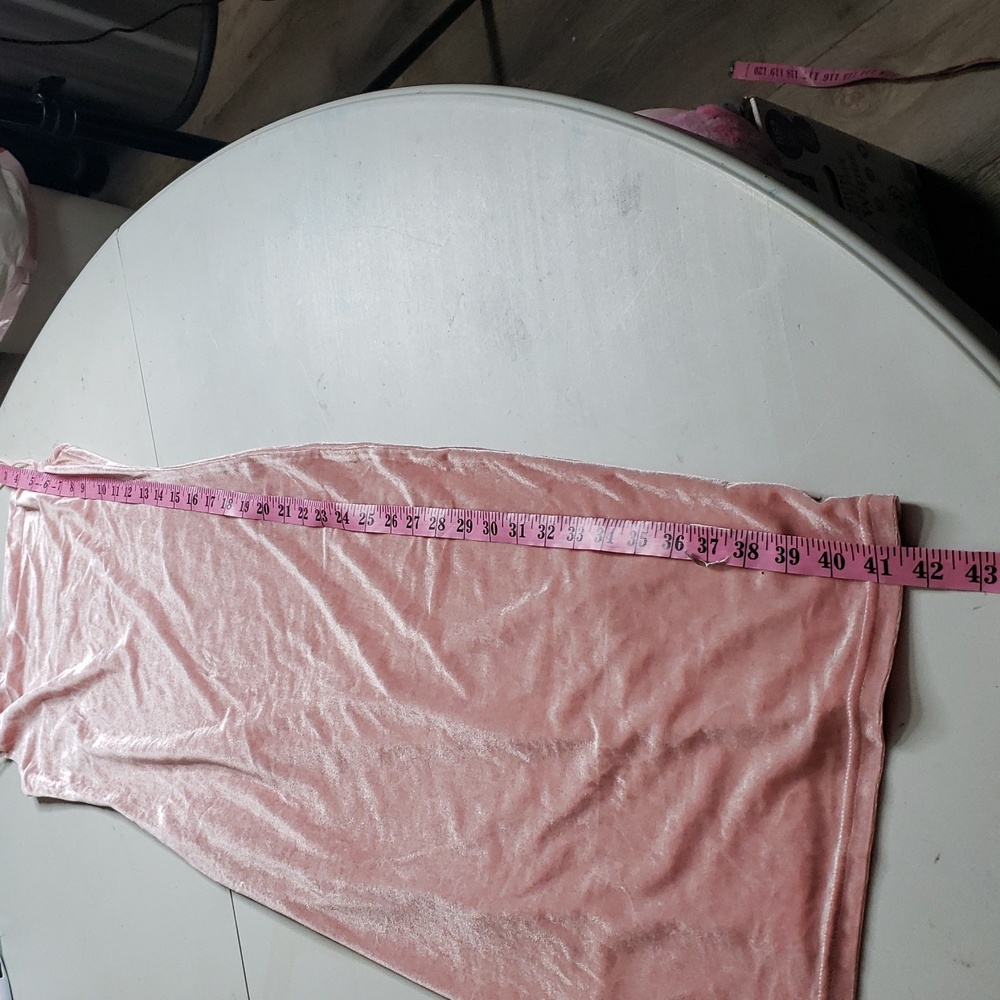 Cider Velvet Drape Neckline Spaghetti Straps Slip Mini Dress Size S Pink 90s Y2K - Picture 11 of 14